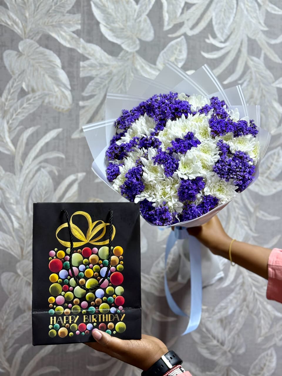 Birthday Purple Sensation & Red Wine