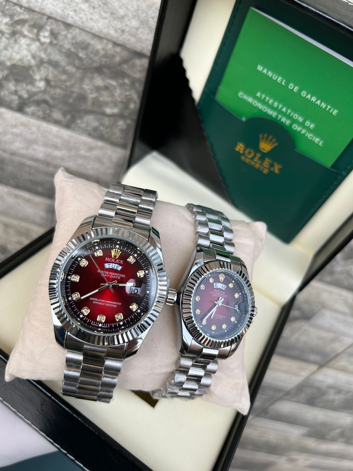 Black & Red rolex