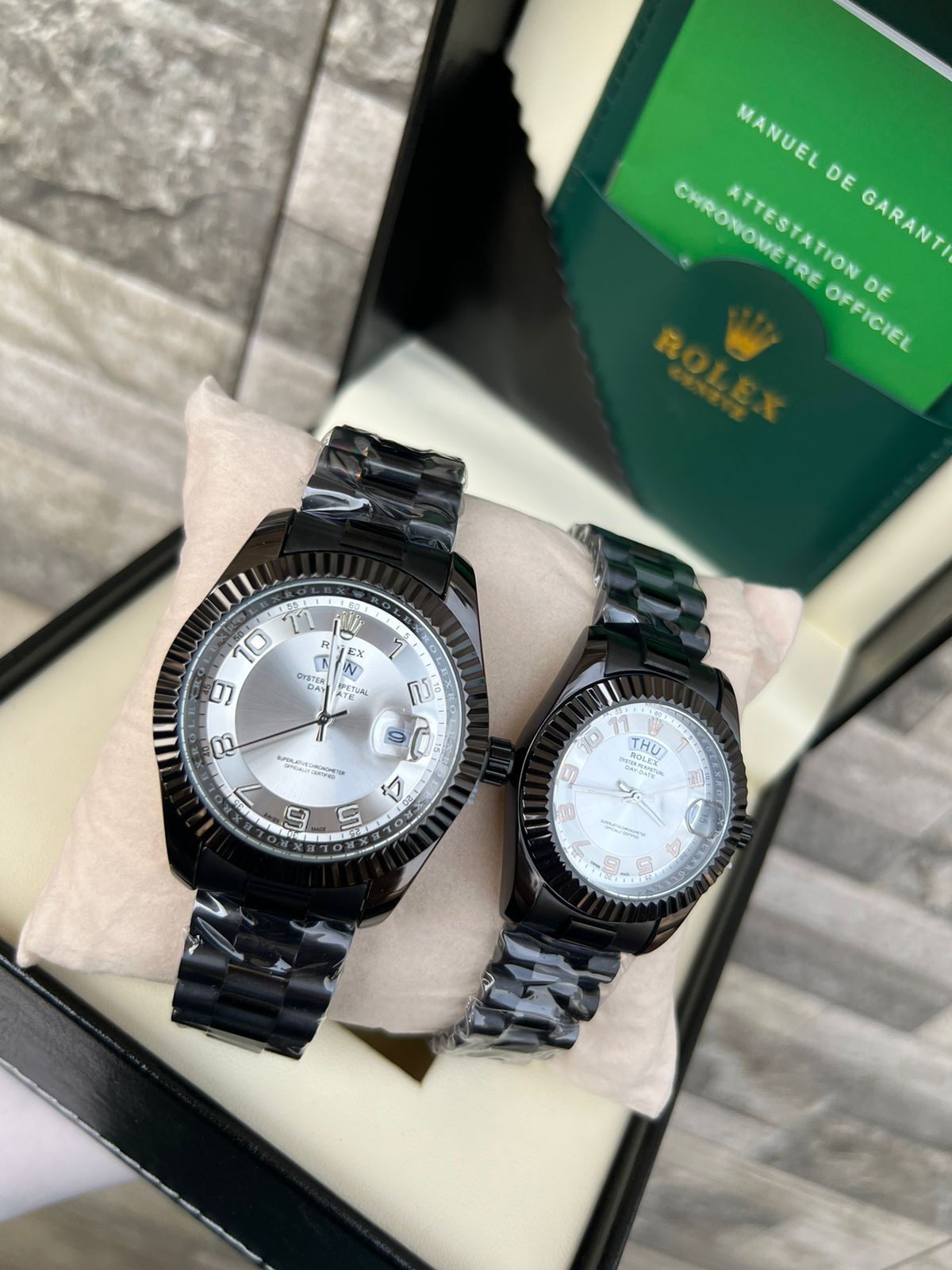 Blac & Silver rolex