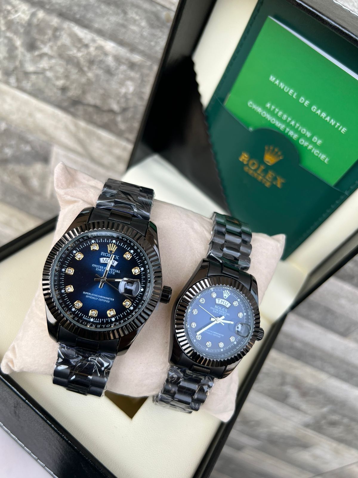 Black & Blue rolex